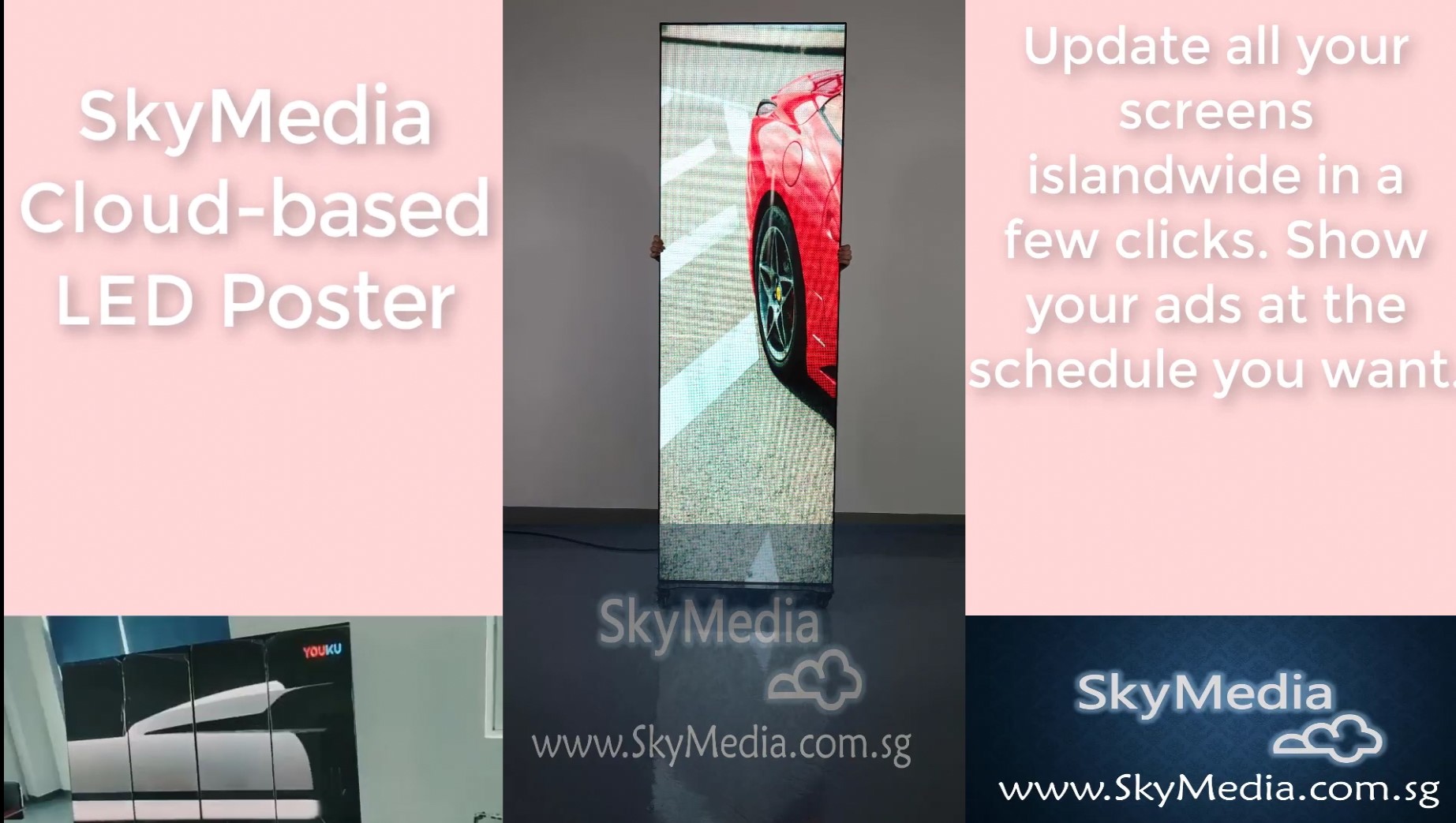 SkyMedia Cloud based digital signage singapore